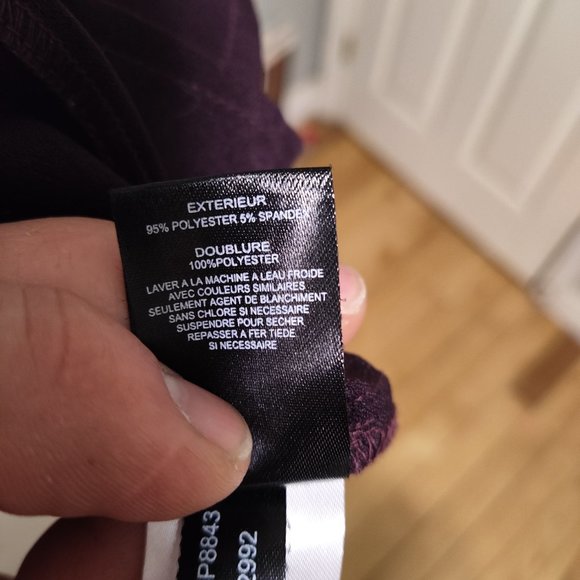 Laura Petites size 4 mauve mini dress - Shell 95% polyester and 5% spandex - Picture 7 of 10